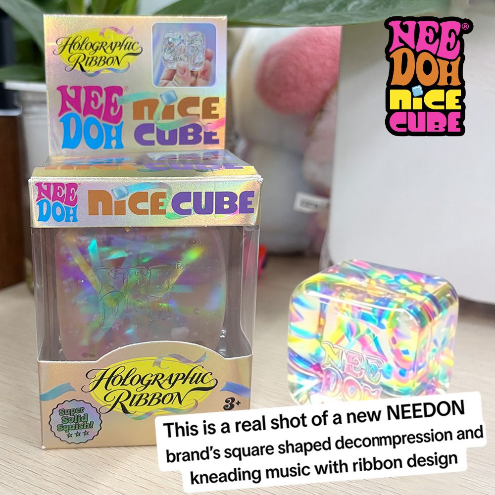Fidget Cube Original - NeeDoh, Mainan Sensorik Berbentuk Kubus Persegi