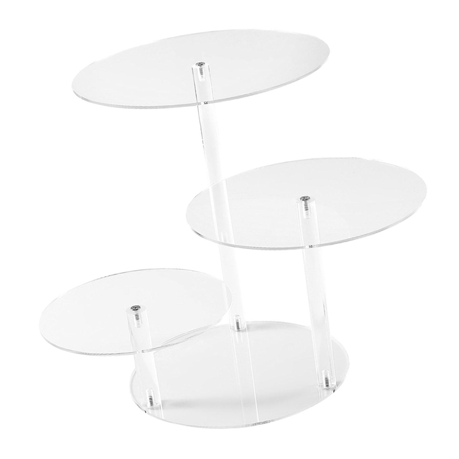 Display Risers Set - Rak pajangan kue akrilik 3 tingkat,