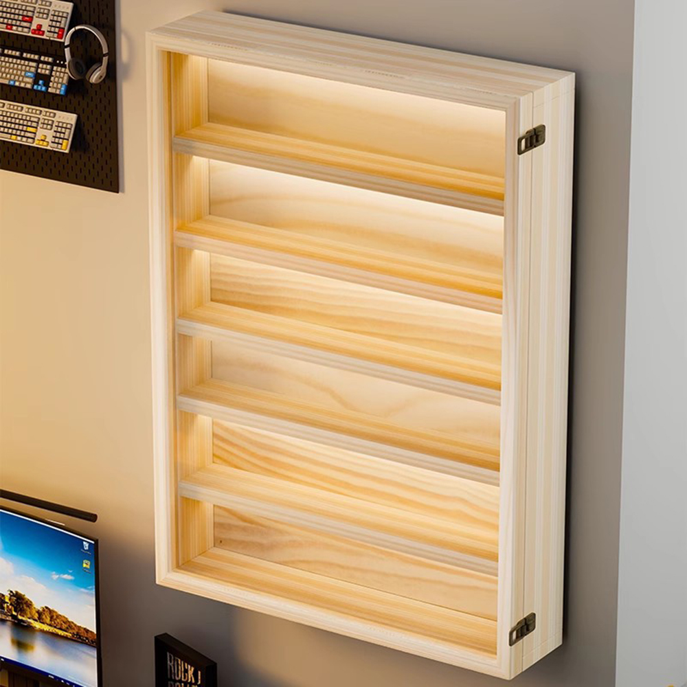 Lemari pajangan kayu bertingka - Pop Display Shelf ulasan dan harga