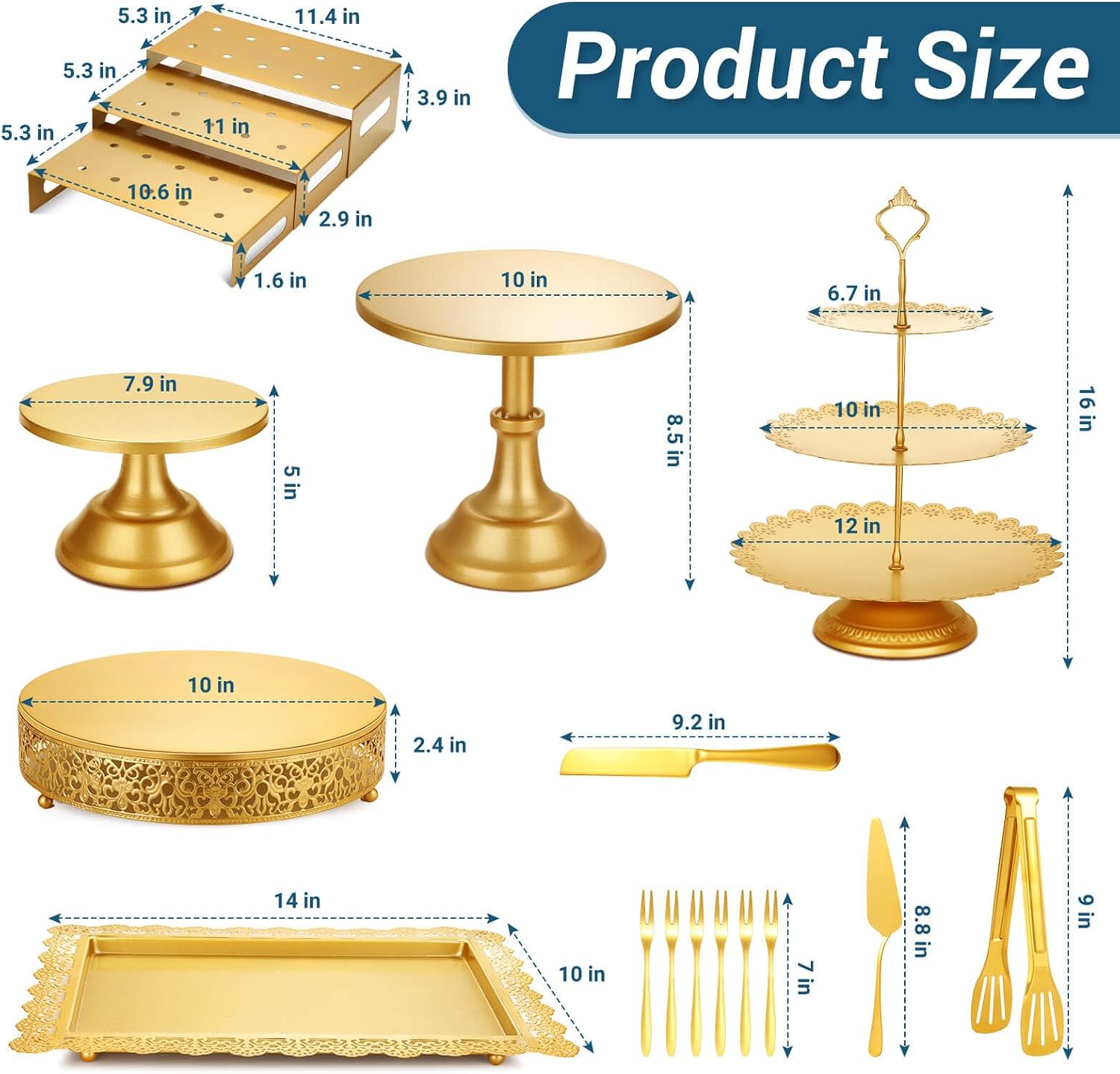 Set Peralatan Penyajian Makana - Display Risers Set ulasan dan harga