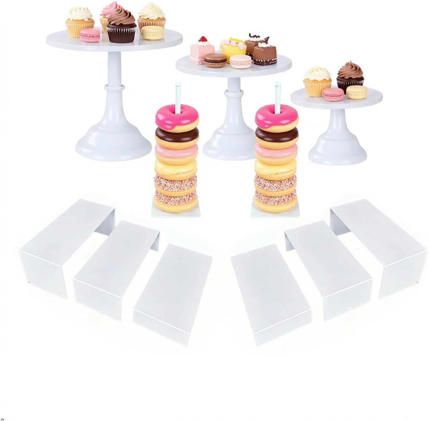 Set Peralatan Penyajian Kue da - Display Risers Set ulasan dan harga