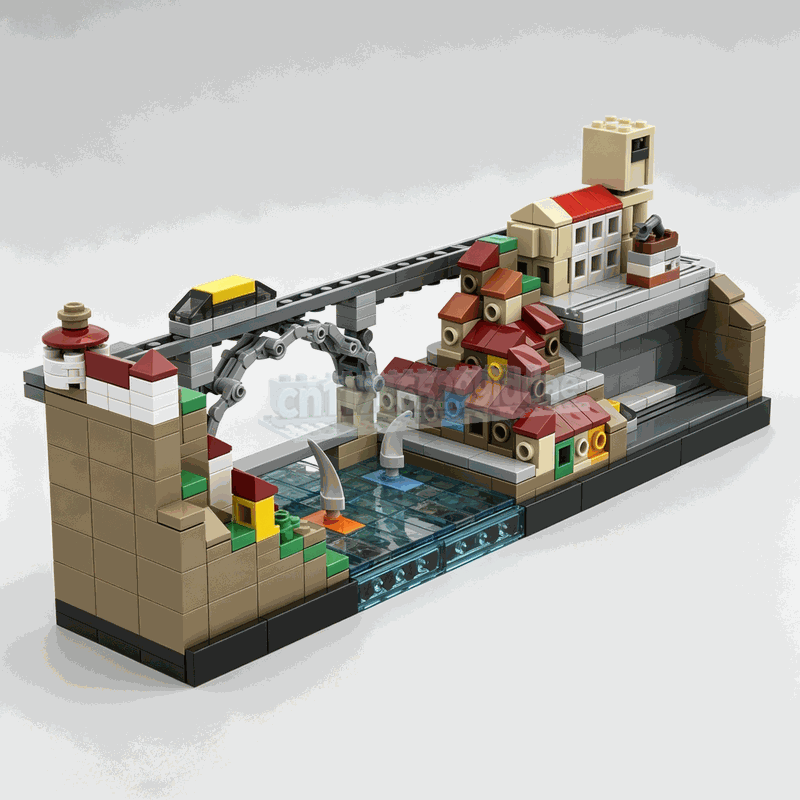 521PCS Blok Bangunan Pemandang - Lego Set Creator ulasan dan harga