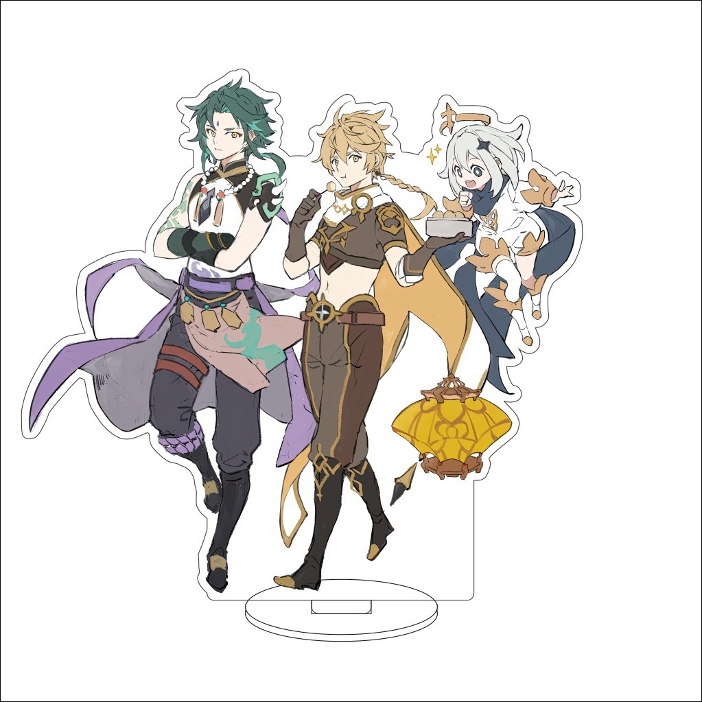 16CM Anime Game Genshin Impact - Figma Stand Set ulasan dan harga