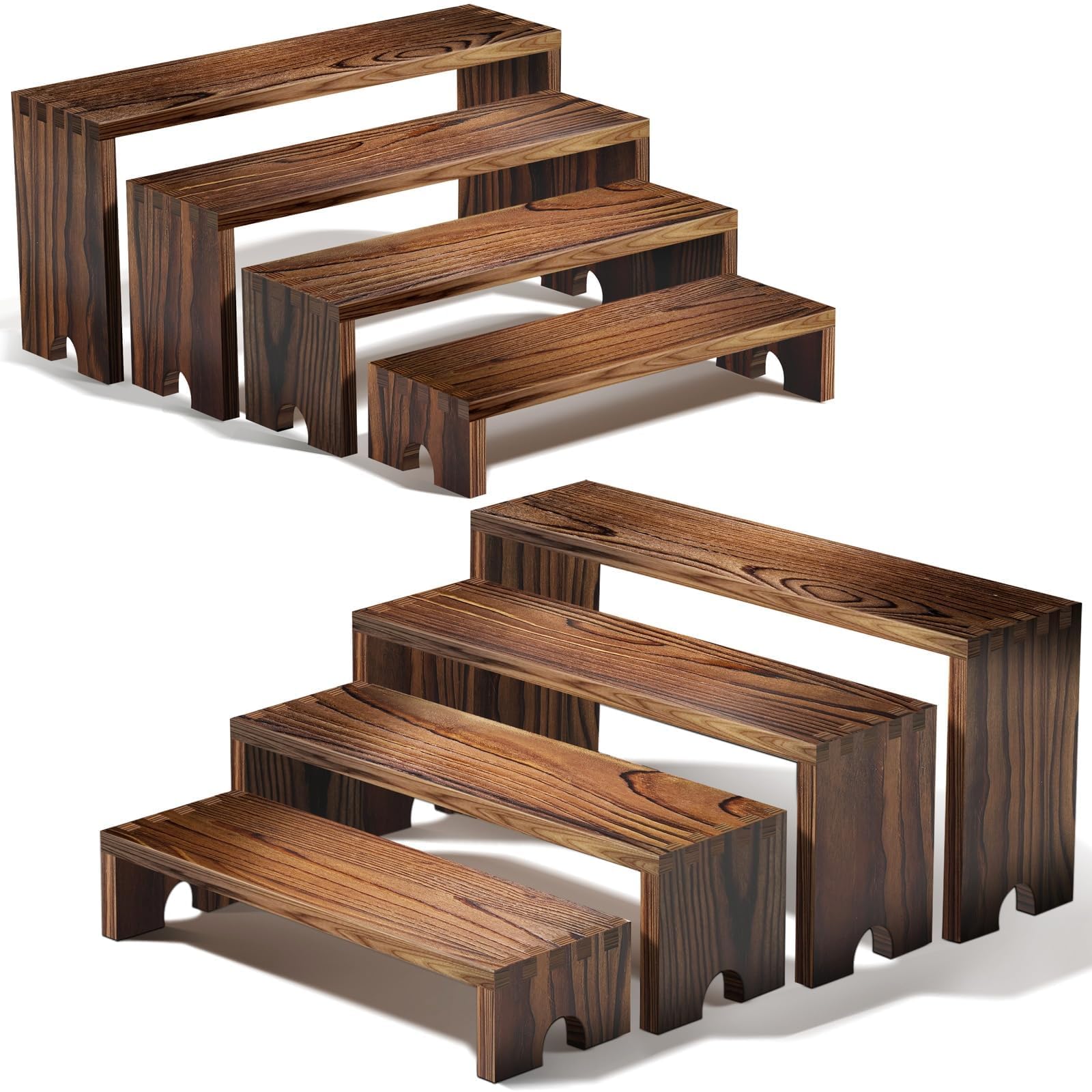 2 Set Rak Pajangan Bertingkat  - Display Risers Set ulasan dan harga