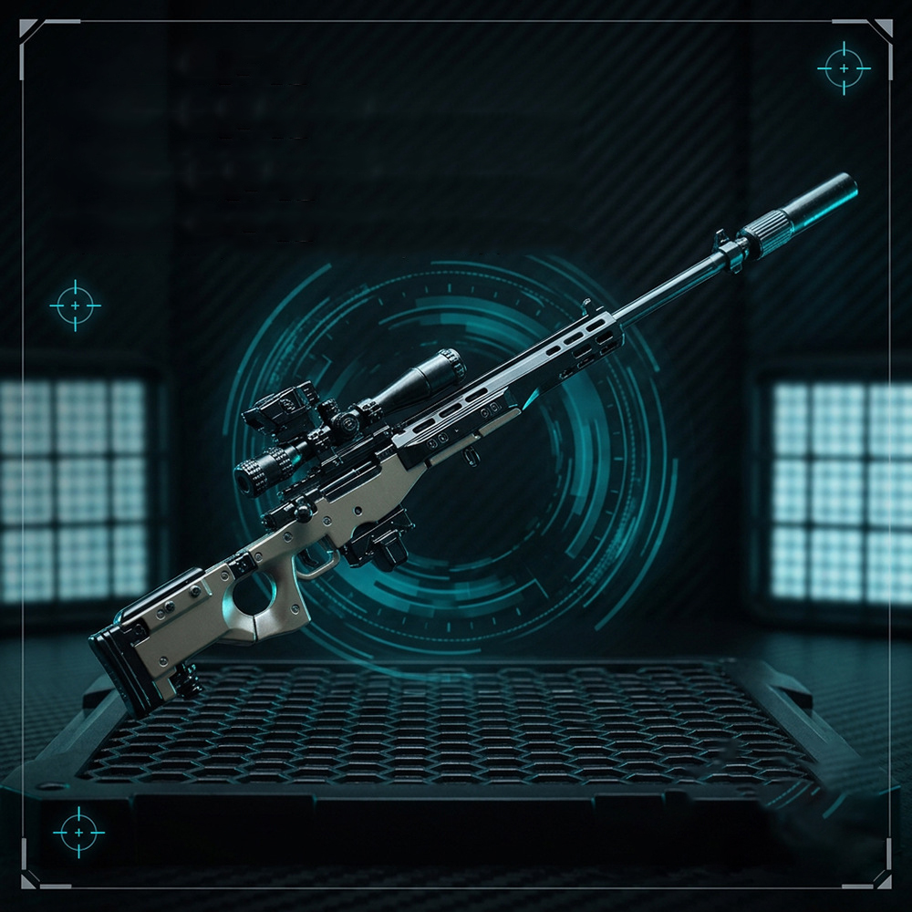 Model Senapan Sniper AWM dari  - Action Figure Stand ulasan dan harga
